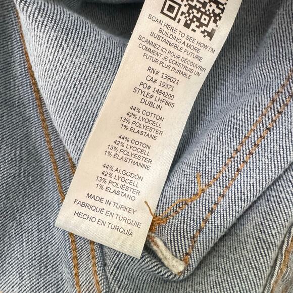 Frame Le High Flare Jeans Womens Size 28 Dubline Stretch Retro Medium Wash Blue - Picture 12 of 12